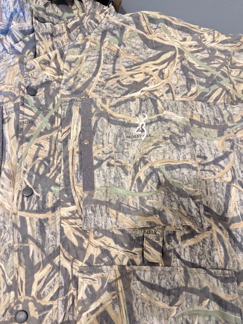 Browning Camo Jacket Mossy Oak - Realtree-style Beige & Green Size: 3XL